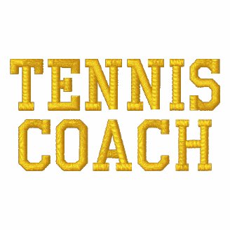 TENNIS COACH EMBROIDERED JACKETS