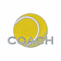 Tennis Coach embroidered shirts