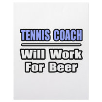 Tennis Coach...Will Work For Beer Custom Letterhead