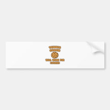 Tennis Coach  .. Will Work for Cookies Bumper Stickers
