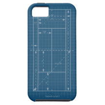 Tennis Court iPhone 5 Covers
