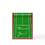 Tennis Court Layout Graphic Greeting Cards