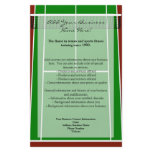Tennis Court Layout Graphic Personalized Flyer