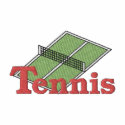 Tennis Court Logo embroidered shirts by ZazzleEmbroidery Tennis Court Logo embroidered shirts