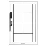 Tennis court materials for lessons | Whiteboard Dry-Erase Boards