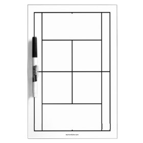 Tennis court materials for lessons | Whiteboard Dry-Erase Board
