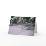 Tennis Court Under Snow cards