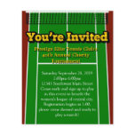 Tennis Court You're Invited Custom Small Flyers