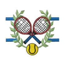Tennis Crest embroidered shirts