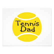 Tennis Dad 2 Personalized Invite