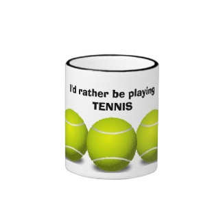 Tennis Design Coffee Mug