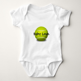 Tennis Design Customizable Baby Clothing