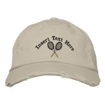 Tennis Embroidered Hat embroidered hats