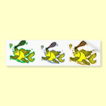 Tennis Fish, Fish Playing Tennis bumper stickers