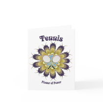 Tennis Flower of Power Cards