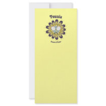 Tennis Flower of Power Custom Rack Card