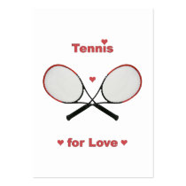 Tennis For Love Business Cards