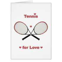 Tennis For Love Cards