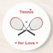 Tennis For Love Coasters
