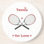 Tennis For Love Coasters