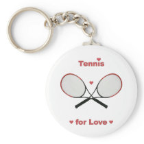 Tennis For Love Keychain