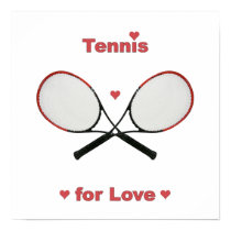 Tennis For Love Print