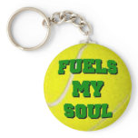 TENNIS FUELS MY SOUL keychain