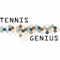 Tennis Genius photo sculptures