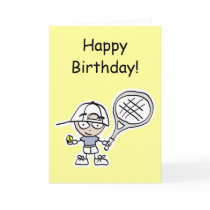 Tennis Gifts & Cards for special tennis players