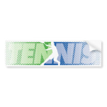 Tennis Gifts for tennis players and tennis fans Bumper Stickers