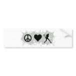 Tennis Girl 3 Bumper Sticker