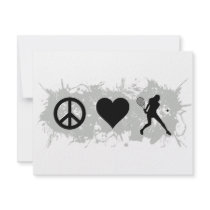 Tennis Girl 3 Personalized Invitation