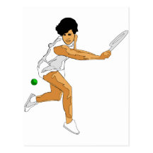 Tennis Girl Postcards