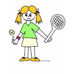 Tennis Girl Tee Shirts