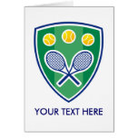Tennis Greating Card For Men, Women Or Kids
