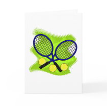 Tennis Greeting Card