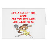 TENNIS GREETING CARD