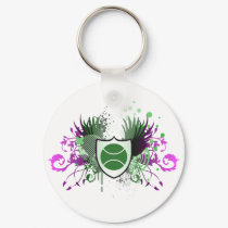 tennis. hi-fi. keychains
