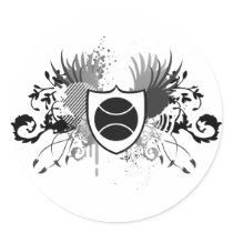 tennis : hi-fi : stickers by asyrum tennis : hi-fi : stickers