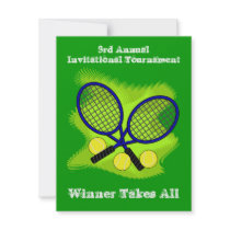 Tennis Invitations by RedRider08 Tennis Invitations