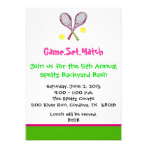 Tennis Invitations