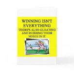 tennis lover greeting card