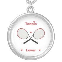 Tennis Lover Hearts Custom Jewelry