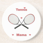 Tennis Mama Hearts Coasters