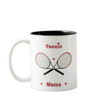 Tennis Mama Hearts Mug
