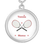 Tennis Mama Hearts Necklaces