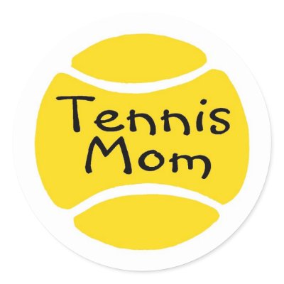 Tennis Mom Tennis Ball sticker
