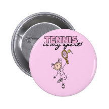 Tennis My Sport Tshirts and Gifts Pins