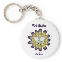 Tennis Not Drugs Key Chains