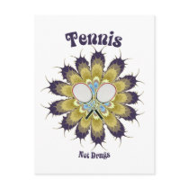 Tennis Not Drugs Post Card